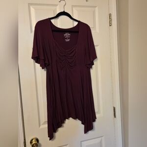 Torrid Maroon Sharkbite Top 1x